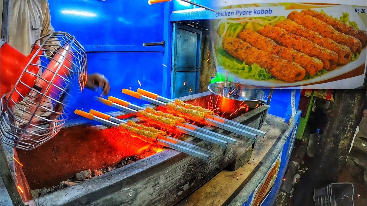 Amazing Preparation Technique Of Chicken Pyare Kabab | Non-Veg Street Food || Indian Street Food ||
