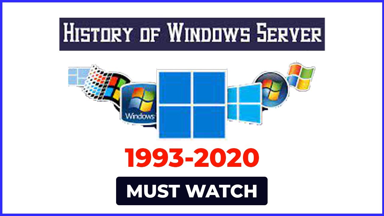 The History of windows server - YouTube
