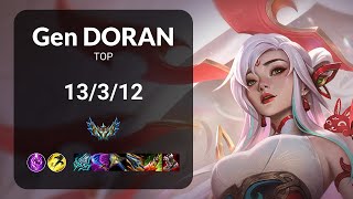 Gen Doran Irelia vs Gwen TOP - KR CHALLENGER Patch 14.5