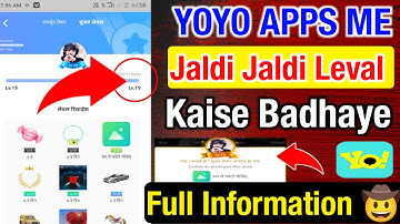 Yoyo Apps Me Jaldi Jaldi Leval Kaise Badhaye || Yoyo Me Level Grow Kaise Kare || yoyo Level Up