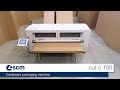 Scm cut c 100  cardboard packaging machine