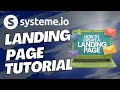 Systeme.io Landing Page Tutorial: How To Create FREE Landing Page (Step-by-Step)
