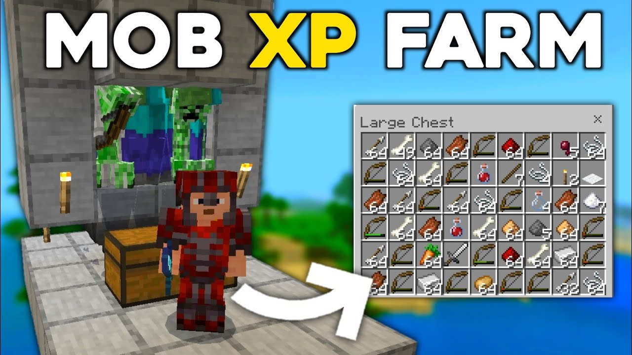 Best MOB XP FARM Tutorial in Minecraft Bedrock 1.21+ - YouTube