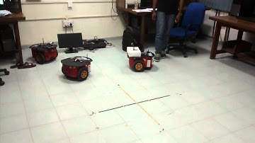 leader-follower formation using mobile robots
