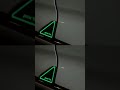 Door corner protector. Carbon fibre with radium designs.