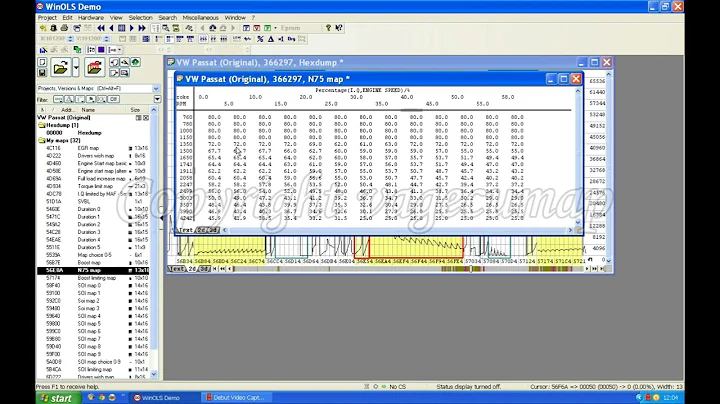 124 WinOLS - Understanding ECU Maps: N75% map