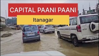 Flood situation in the ICR(Itanagar) // Earth cutting // No proper drainage system