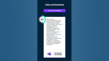 Crm Automation | | We Build Business Pt3 #shorts