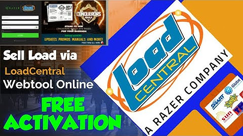 1 Sim Load All Network How to use LoadCentral Webtool Dealer and Retailer | RAYMELTV