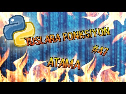 Python 3.6 Dersleri #47 | tkinterda Buttonlara Fonksiyon Atama