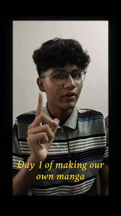 Day-1 of creating our own Manga🔥 #india #manga #shorts