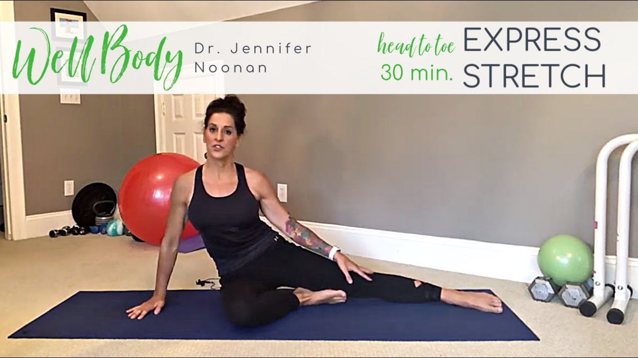 30 MIN FULL-BODY EXPRESS STRETCH - YouTube