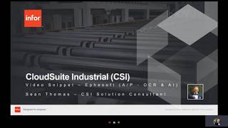 Infor CSI CloudSuite Industrial   AP invoice OCR Automation1