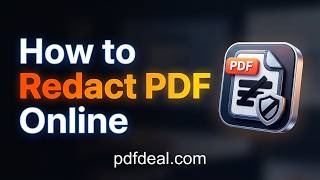 Redact PDF Online - PDFdeal.com
