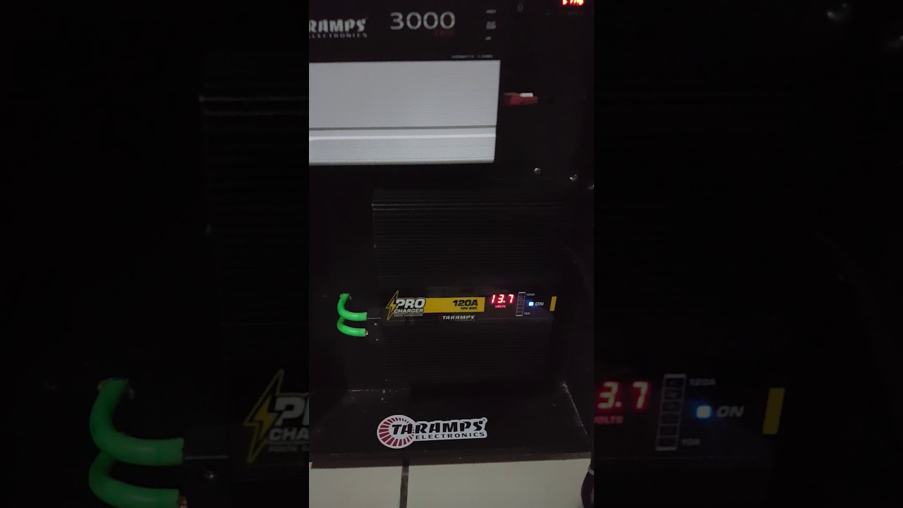 Caixa Bob residencial Taramps 3000TRIO + Fonte Taramps 120a