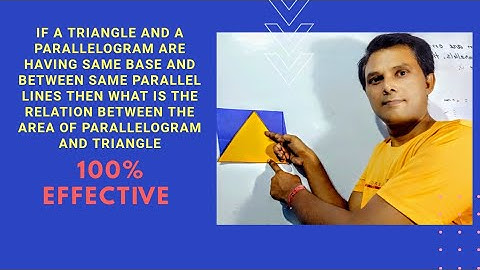 If a triangle and a parallelogram having same base and between same parallel lines../theorem/Maths