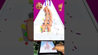 foot run 👣😲 satisfying android ISO gameplay level-69 #shorts #tootalgaming69 #gameplay