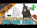 [DRAWPEDIA] TIME-LAPSE BATMAN ZERO from DC - SPEED DRAWING