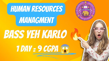 Top 10 Most important Question for Human Resource Management ( HRM )| SOL/Regular/NCWEB 🔥