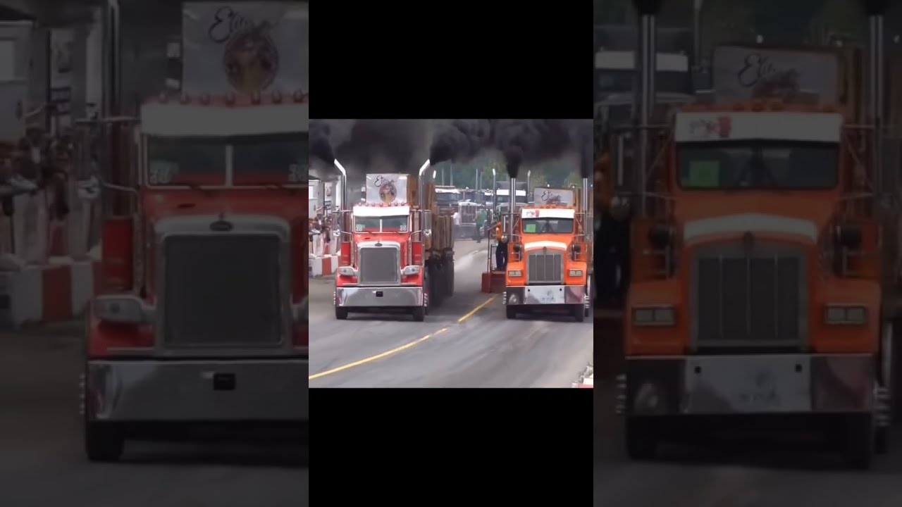 3000 Horsepower Semi Trucks Vs 120000 Pound Race Truckporn Truck Kenworth Cat