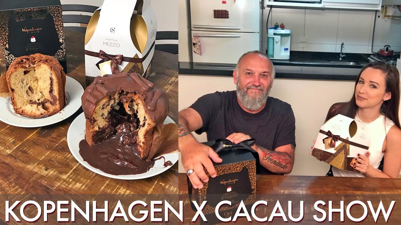 Chocotones caros Kopenhagen e Cacau Show Segredinhos Provando YouTube