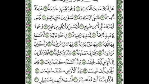 088 Al Ghashiya   Mahmoud Ali Al Banna سورة الغاشية للشيخ محمود علي البنا