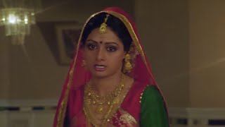 तेरे सीने मे कील के तरह गोलिया ठोकूंगी | Sridevi Action Movie | Sherni | Part 05