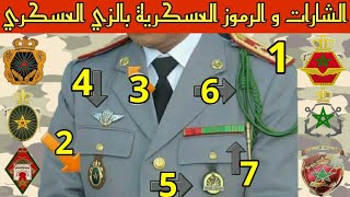 الشارات و الرموز العسكرية بالزي العسكري 