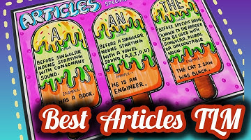 Articles Chart With Example | Articles Project | English Chart | Articles Chart TLM | Articles Chart