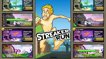 Temple Run 2 Volcano Island Vs Streaker Run Vs Temple Run 2 Blooming Sands - Endless Run Gameplay