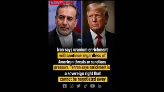 Iran Vows Uranium Enrichment Will Continue