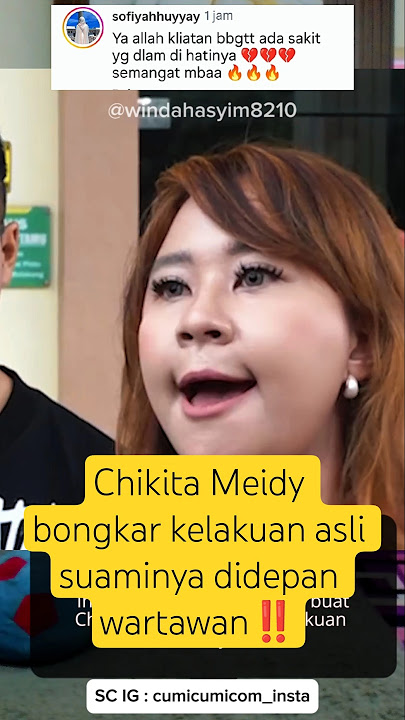 Chikita Meidy reveals her husband's behavior in front of reporters #chikita #littleartist #divorc...