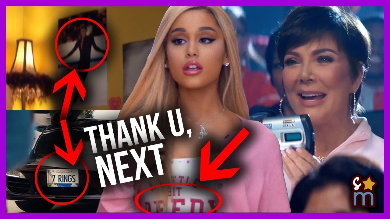 Thank U Next All The Hidden Messages References Cameos In Ariana Grandes Music Video