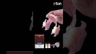 FlexibleDentures | Flexural strength ✅Impact resistance ✅Precision fit ✅ #3dprinting #Riton3D #fpd