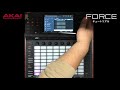 AKAI professional Force ”オーディオクリップ”の使用方法