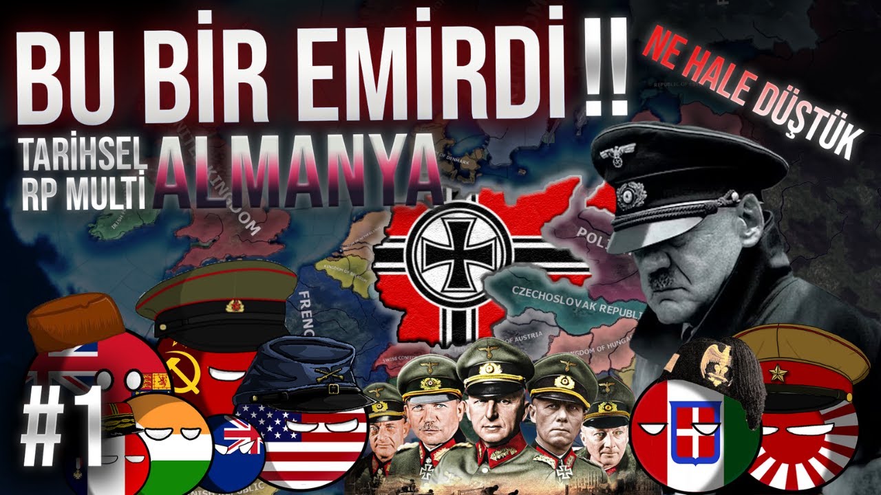 TARİHSEL AMA KOMEDİ | Hearts of Iron 4 - MULTIPLAYER | ALMANYA #1