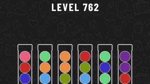 Ball Sort Puzzle Level 762 #ballsortpuzzle #ballsortpuzzlegameplay #puzzlegame #mobilegames