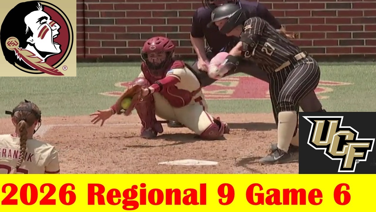 UCF vs #9 Florida State Softball Game Highlights, 2026 NCAA Regional 9 ...