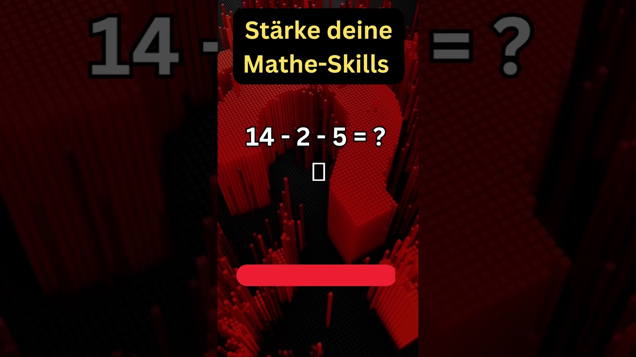 Mentaler Workout: Verbessere deine Kopfrechenfähigkeiten 🔥 (👉 Mathe Skills 65) 
