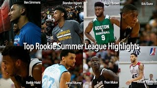 Top Rookie Summer League Highlight Compilation (Ben Simmons, Brandon Ingram, Kris Dunn)