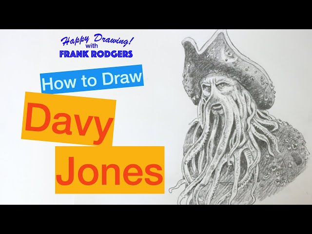 Davy Jones Drawing by Adam Visser  Pixels