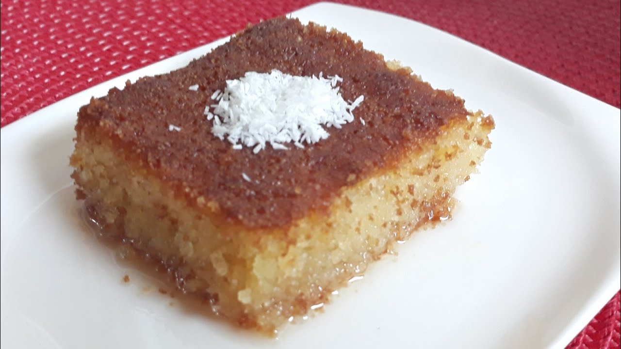 بسبوسة بالياغورت خفيفة واقتصادية ابهرت ضيوفي اكتشفوها مع شهيرة besboussa au yaourt