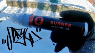 graffity review molotow burner chrome 640pp with ЛягуШ