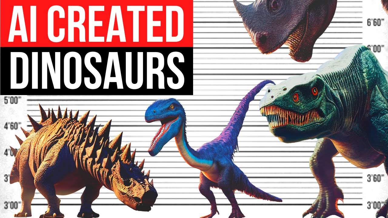 AI created DINOSAURS | 3D Comparison - YouTube