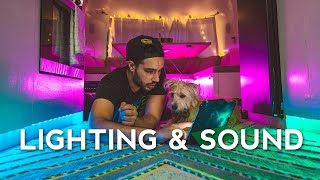 Custom RV Airstream Sound & Lighting Setup