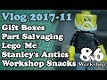 8x6 Vlog ► Boxes, Salvage Hunt - Stanley&#39;s Antics - Workshop Snacks - Lego Me and a salvage hunt!