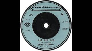 Uk New Entry 1975 28 Shirley And Company - Shame, Shame, Shame