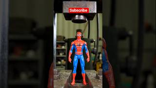 Hydraulic Press Vs Spider-Man Toy Can He Escape?