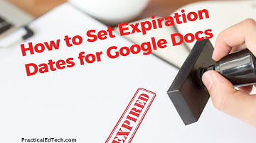 How to Set Access Expiration Dates for Shared Google Docs