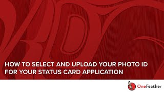 How to select and upload your photo identity document for your status card application || OneFeather screenshot 5